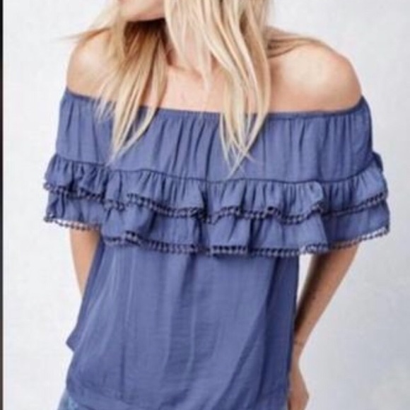 NWT Lovestitch off the shoulder Anastasia blouse - Picture 2 of 4